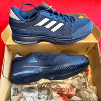 ADIDAS SCARPE TENNIS BARRICADE COURT BLU NAVY/ARG