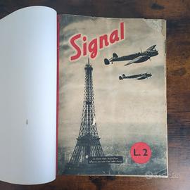 Raccolta Signal 1940 1941 rilegata rivista storica