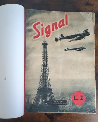 Raccolta Signal 1940 1941 rilegata rivista storica