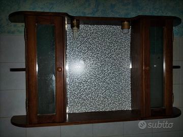 mobiletto bagno in legno 