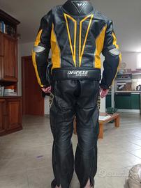 Tuta moto Dainese giacca e pantaloni tg. 56