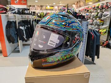 CASCO MOTO AGV K3 ROSSI WINTER TEST