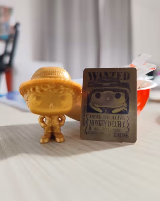 Kinder Joy Funko Pop One Piece - Luffy Gold VS513