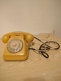 Telefono a disco vintage anni '70