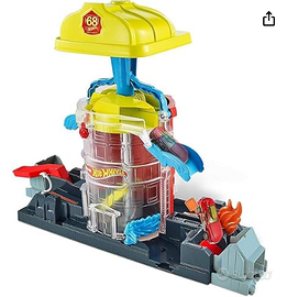 Hot Wheels GJL06 Super Fire House Rescue Play Set