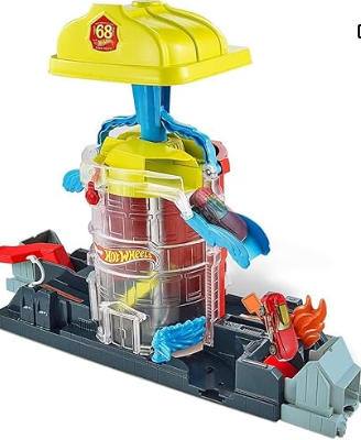 Hot Wheels GJL06 Super Fire House Rescue Play Set