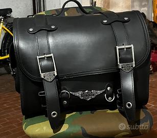 Bauletto 60 Lt Franco cuoio per Harley