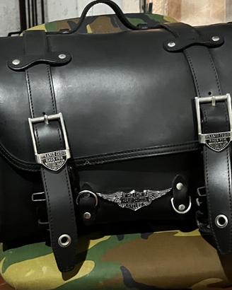 Bauletto 60 Lt Franco cuoio per Harley