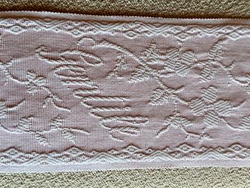 Antica Fascia neonato Jacquard vintage "Gentile"
