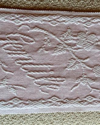 Antica Fascia neonato Jacquard vintage "Gentile"
