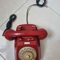 telefono sip anni 80 Vintage color rosso