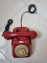 telefono sip anni 80 Vintage color rosso