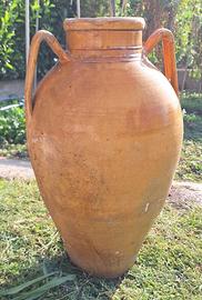 Vaso orcio in terracotta da giardino