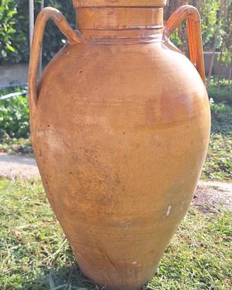 Vaso orcio in terracotta da giardino