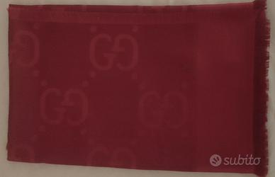 Sciarpa in seta e lana Gucci