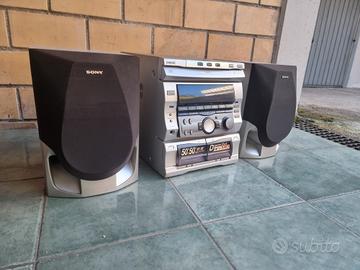 stereo hifi amplificatore casse cassette radio hi