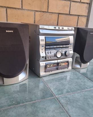 stereo hifi amplificatore casse cassette radio hi