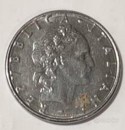 moneta lire 50 1981 con errori di conio