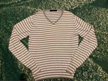 PULLOVER UNISEX SCOLLO A V - BECOME