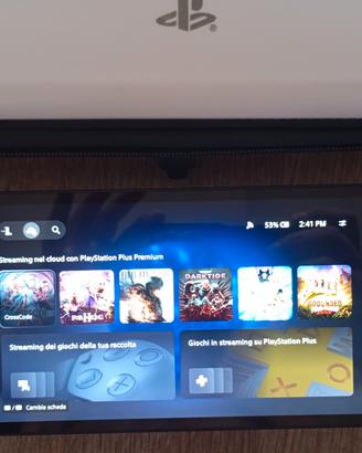 PS portal, play station  portatile con custodia ri