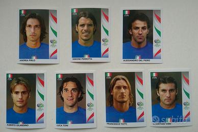 WC 06 squadra italia figurine calciatori panini