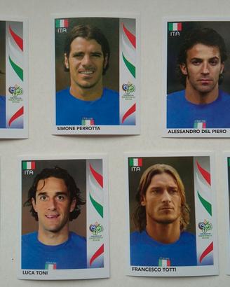 WC 06 squadra italia figurine calciatori panini