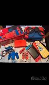 Nintendo switch Super Mario edition con gadget