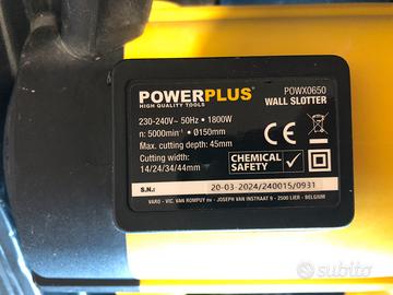 Fresatrice per scanalature Power Plus scanalatrice