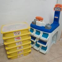 Negozio che si trasforma per bambini