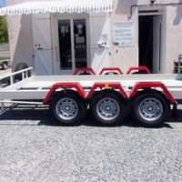 Rimorchio 4,1 x 1.9 m timone regolabile PT 3500 Kg