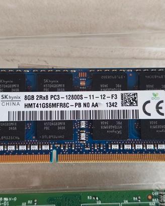 LOTTO RAM 18GB DDR3 SODIMM - 6 pezzi