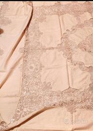 Copriletto in Pizzo di Cantù puro lino