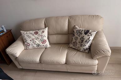 Divano 3 posti vera pelle