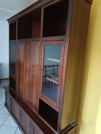 Vetrina vintage più tavolo allungabile
