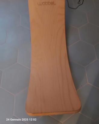 Wobbel Original balance boar Legno Naturale Feltro