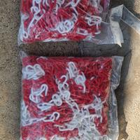Catena in Plastica Bianca e Rossa