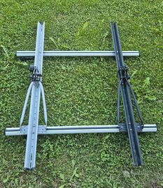 barre portatutto + 2 portabici