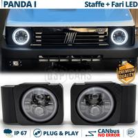 FARI LED per Fiat Panda 141 con STAFFE Angel Eyes