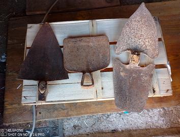 3 zappe da collezione vintage.