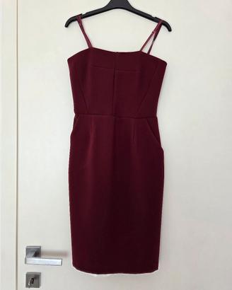 Vestito rosso scuro(bordeaux) Gianvargian