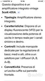 Amplificatore SCOTT