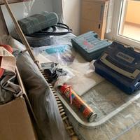 Rete singola e materasso + mobile letto singolo