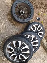 cerchi in lega usati fiat 500L + gomme invernali