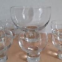 Servizìo macedonia cristallo anni 80