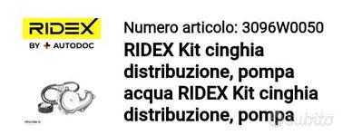 kit cinghia distribuzione Ridex per Ford Focus 