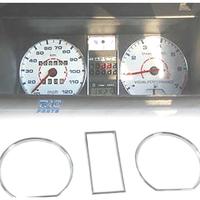 CERCHI QUADRO STRUMENTI VW GOLF 2 83-92 CROMATI