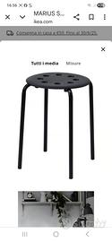 Sgabelli Marius nero Ikea
