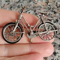 Bicicletta Miniatura Anni 70 Argento 800