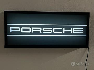 Lampada parete insegna porsche
