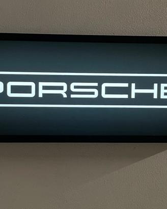 Lampada parete insegna porsche